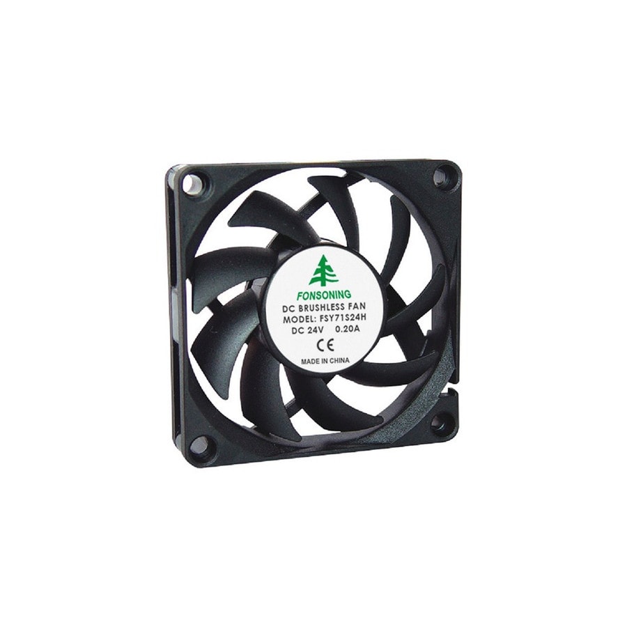 KTech FSY71S24H — 70x70x15mm · C3/CABLES · 24V