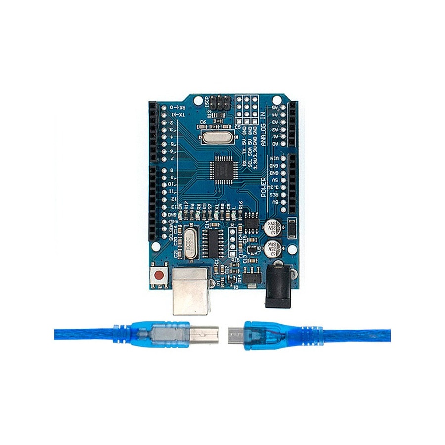 KTech UNO R3 — Arduino · + Cable USB
