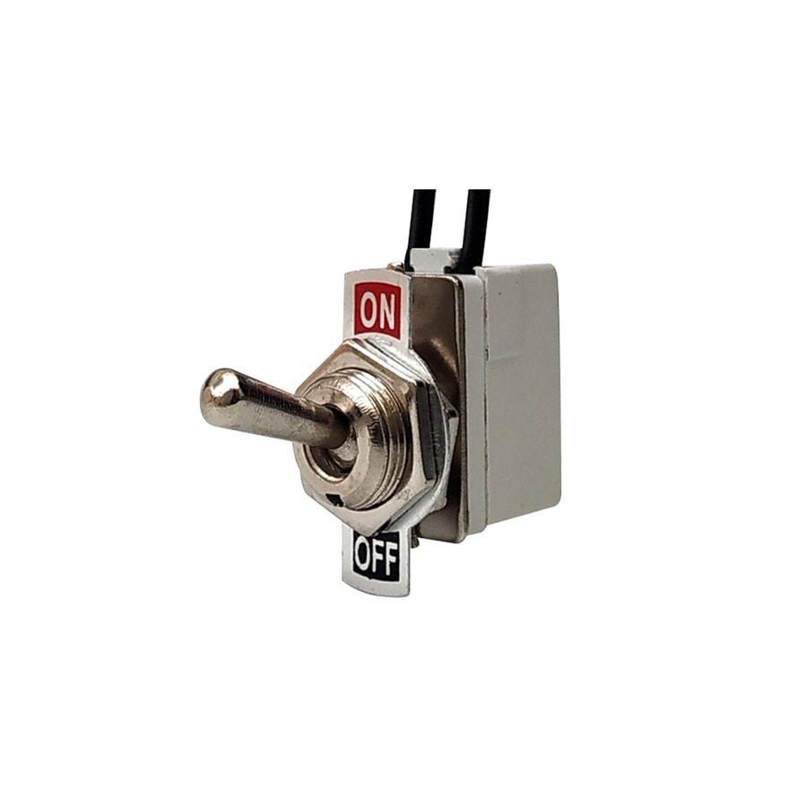 KTech Heavy-Duty Metal Toggle Switch — 1P-1T ON-OFF 6A · 125V