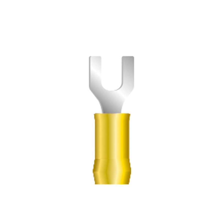 KTech Insulated Crimp Spade Fork Terminal — Assorted Standard Sizes