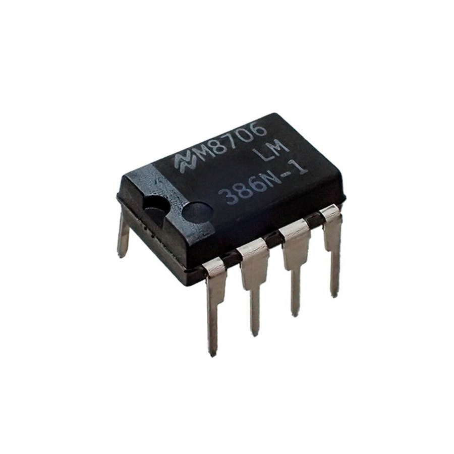 KTech LM386N — Low-Voltage Audio Power Amplifier IC · Mono · DIP-8