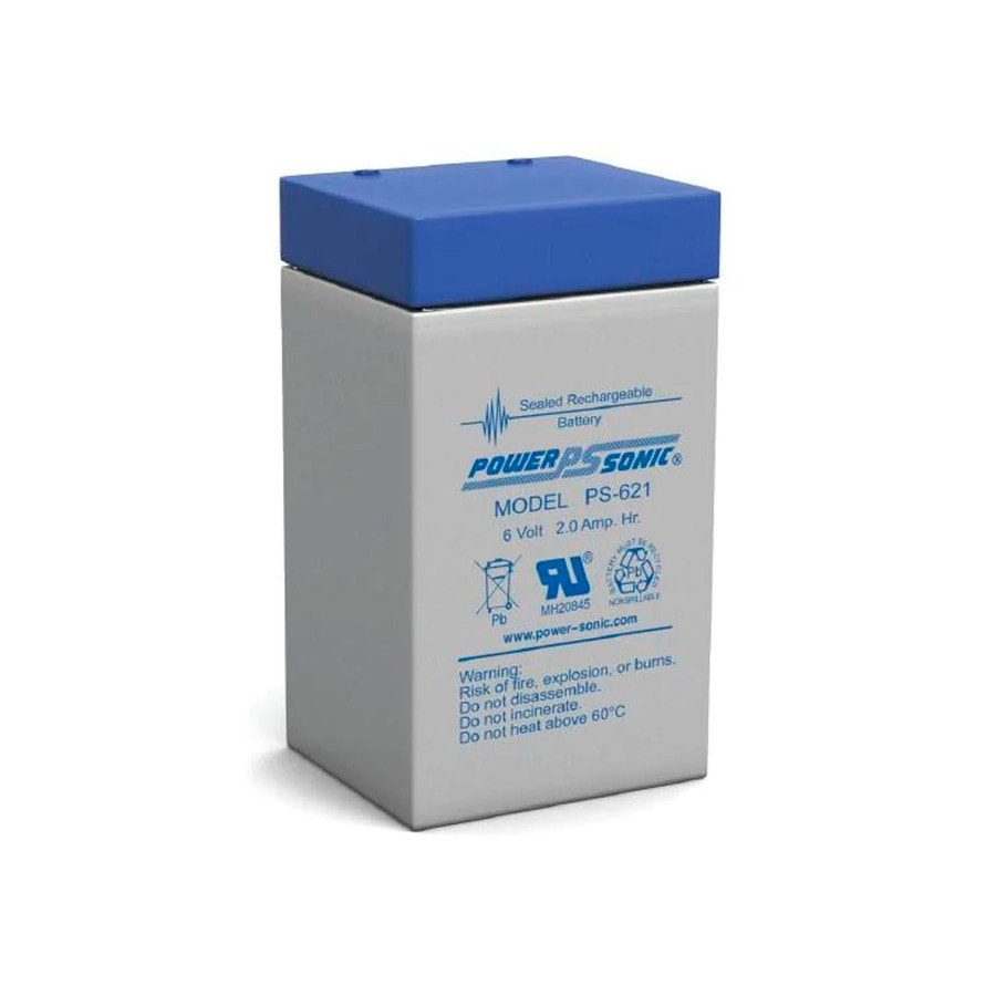 KTech PS-621-F1 — Nominal Voltage: 6V · Nominal Capacity: 2Ah · Standard Terminal: F1