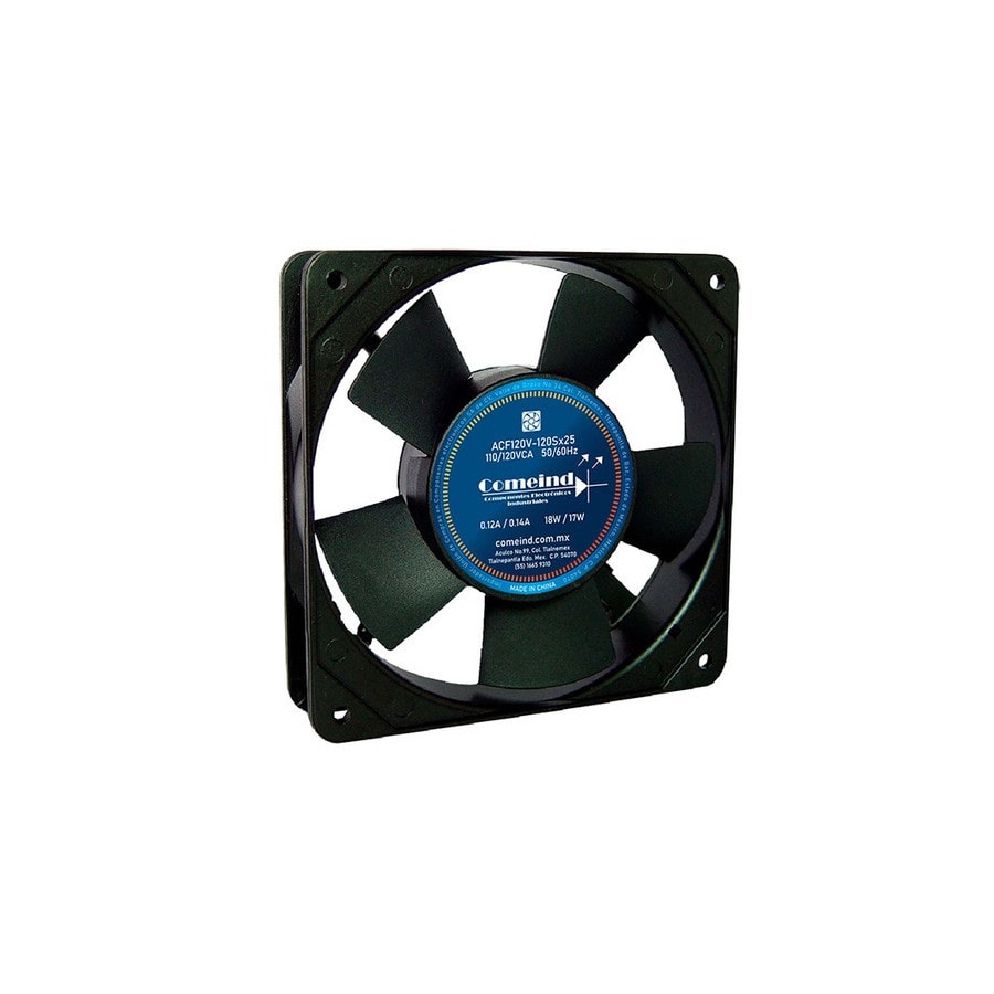 KTech ACF120V-120sx25 — 120x120x25mm · 120V