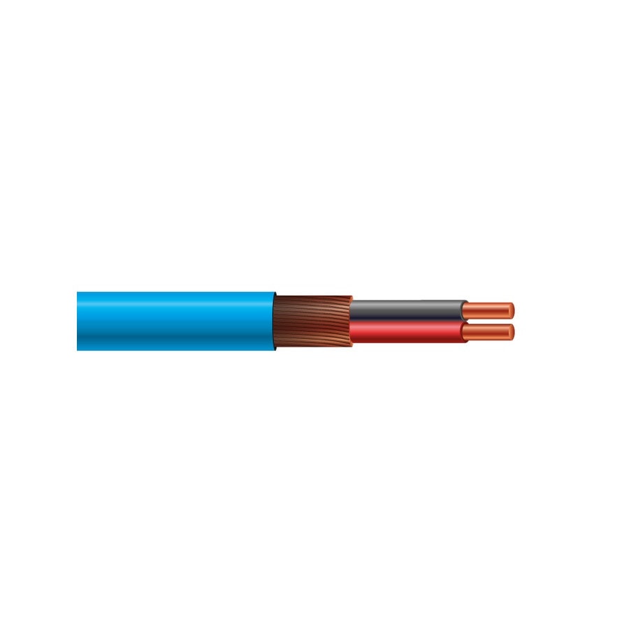 KTech Professional OFC Screened Microphone Cable · 2X24 OFC — Mod. 101014 · Blue · Reel 100m