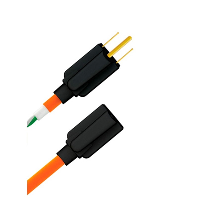 KTech Heavy-Duty Mains Power Extension Lead 3m · 3X16 Earthed 3-Core — Mod. 107303 · Orange · Pack 5 pcs.