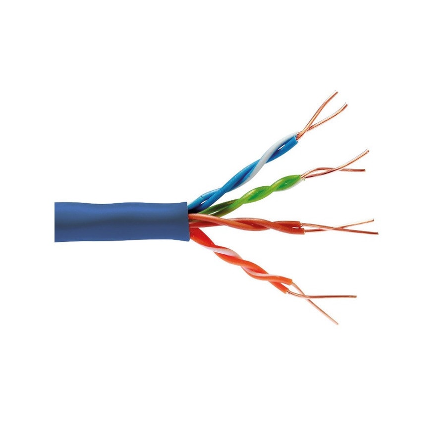 KTech Cable UTP Cat5e · 4 Pairs (CMR) — Mod. E971 · Blue · Reel 305m