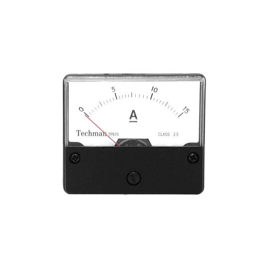 KTech TP-670D15A — Analogue Panel Ammeter · 15 AMP D.C.