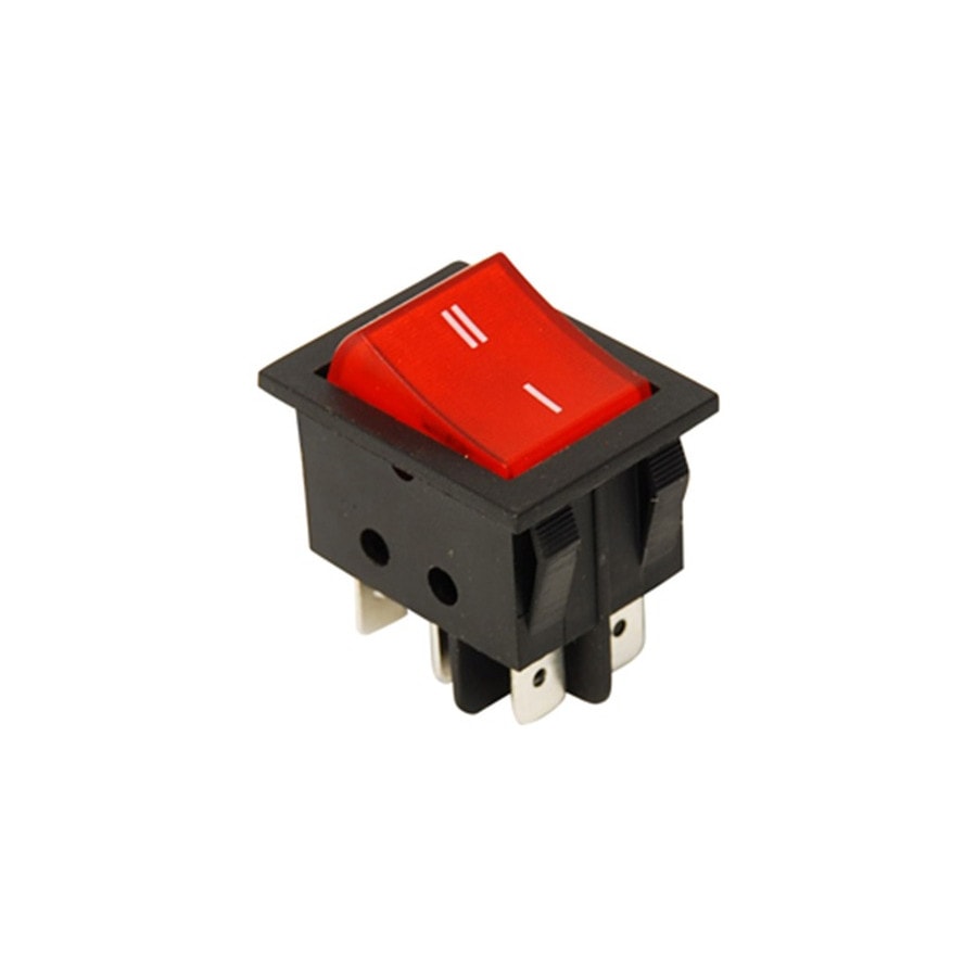KTech SW-146 Illuminated — 6 Pins 2P-2T On-On · 20A / 125 V AC / 15A / 250 V AC