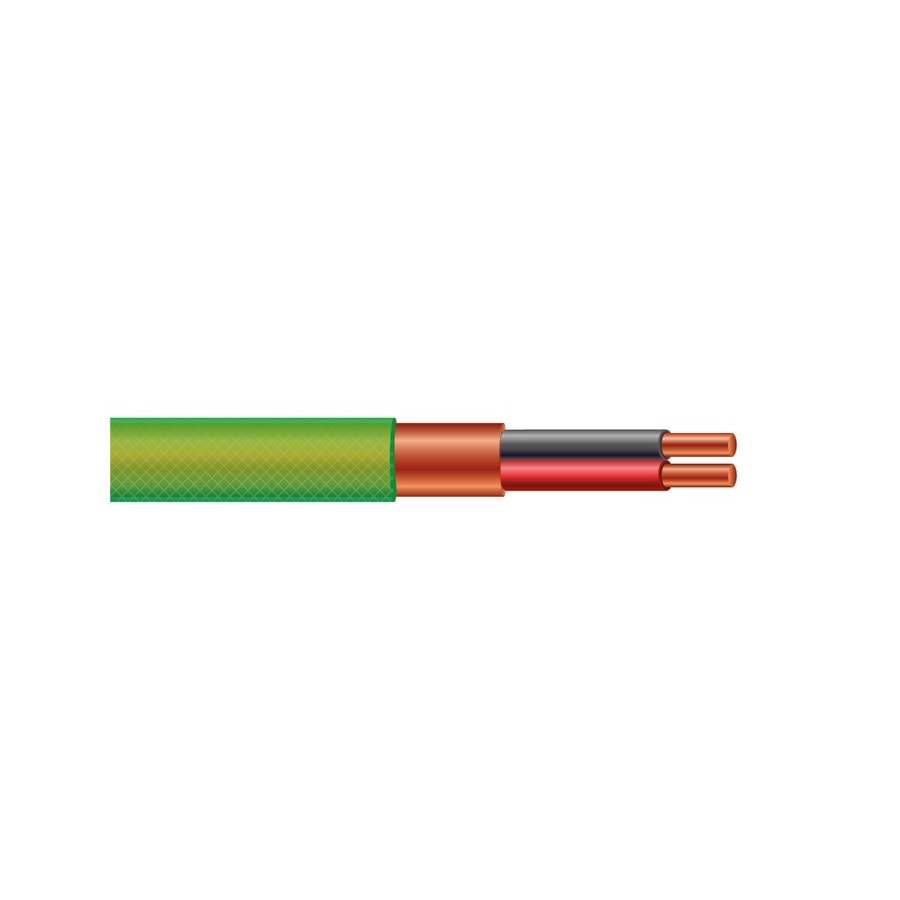 KTech Professional OFC Screened Microphone Cable · 2X24 OFC — Mod. 101018 · Green / Clear Jacket · Reel 100m