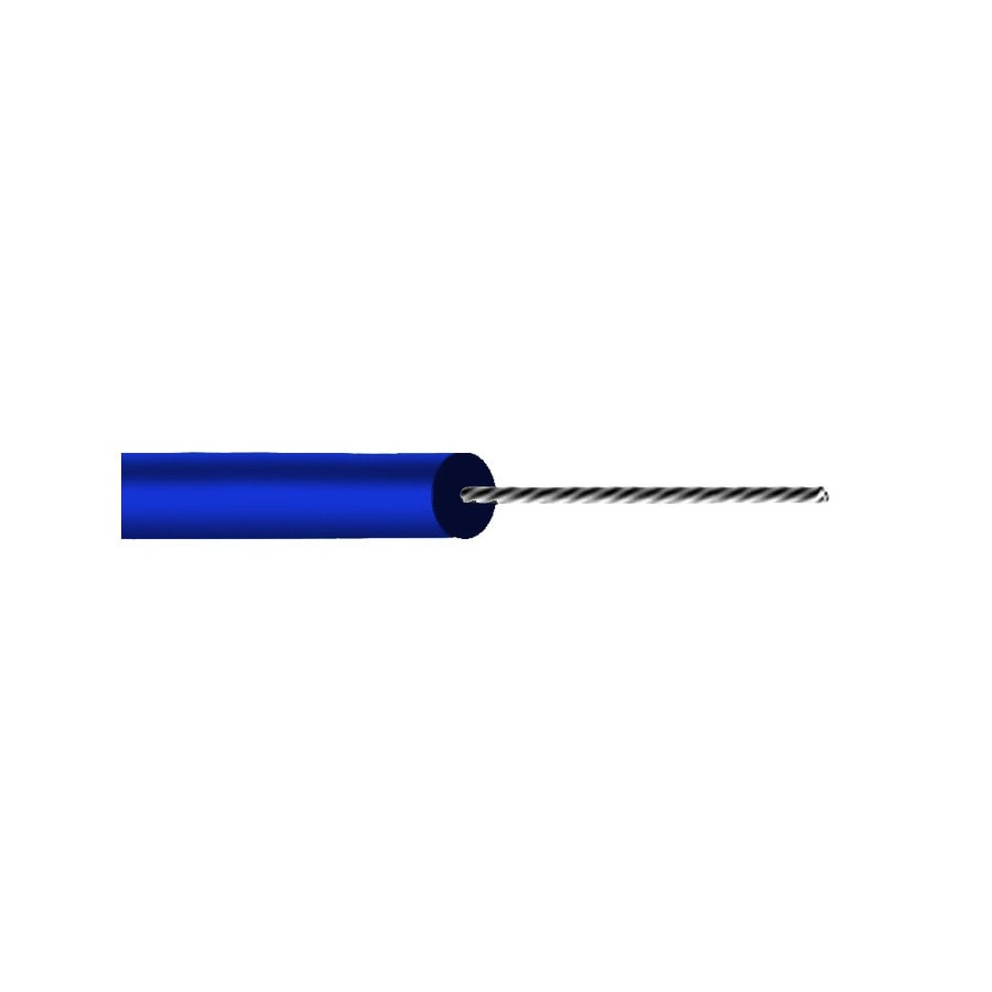 KTech UL 1569 Stranded Tinned Copper Hook-Up Wire 300V, UL 1569 · 24 AWG — Mod. IX21 · Blue · Reel 500m