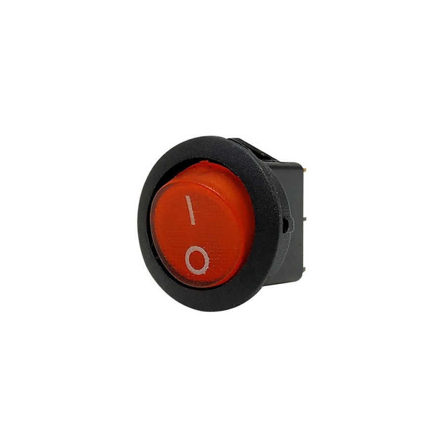 KTech Panel-Mount Rocker Switch — Illuminated Neon of 3 Pins · 6A 250V / 10A 125V · Mini