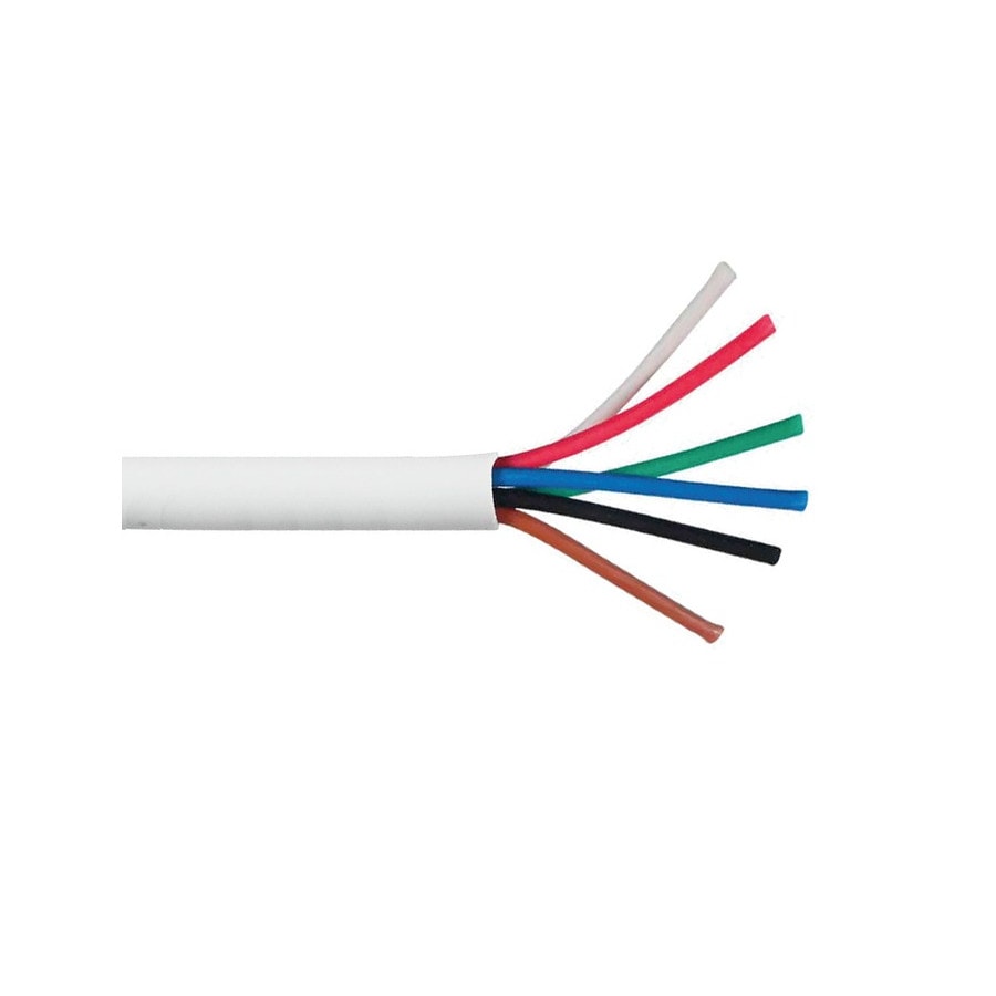 KTech Telephone type CL2R · 6C 22 AWG (Cable) — Mod. TI13 · White · Reel 305m