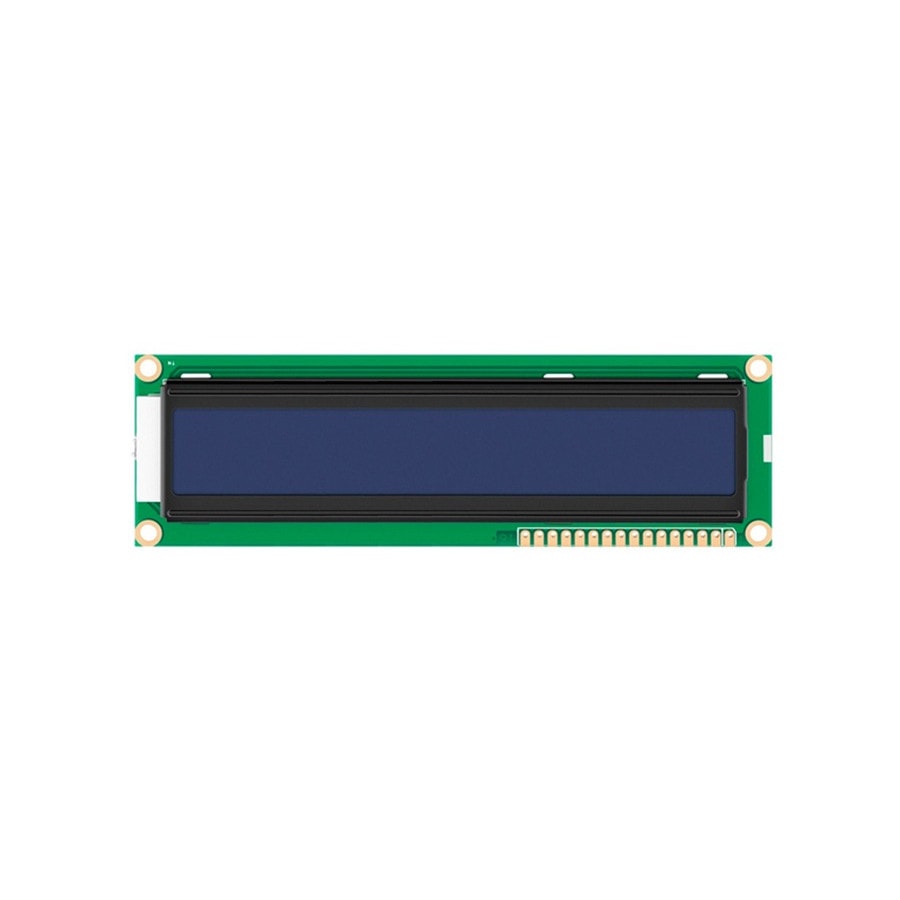 KTech 16×2 Character Backlit LCD Display Module — 2 x16 · Retro iluminada · Color Blue