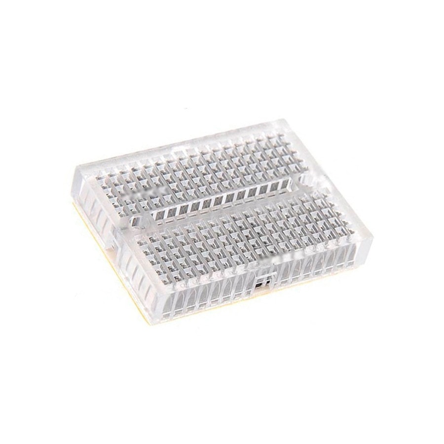 KTech 170-Tie-Point Mini Solderless Breadboard — 170 Tie-Points · Clear