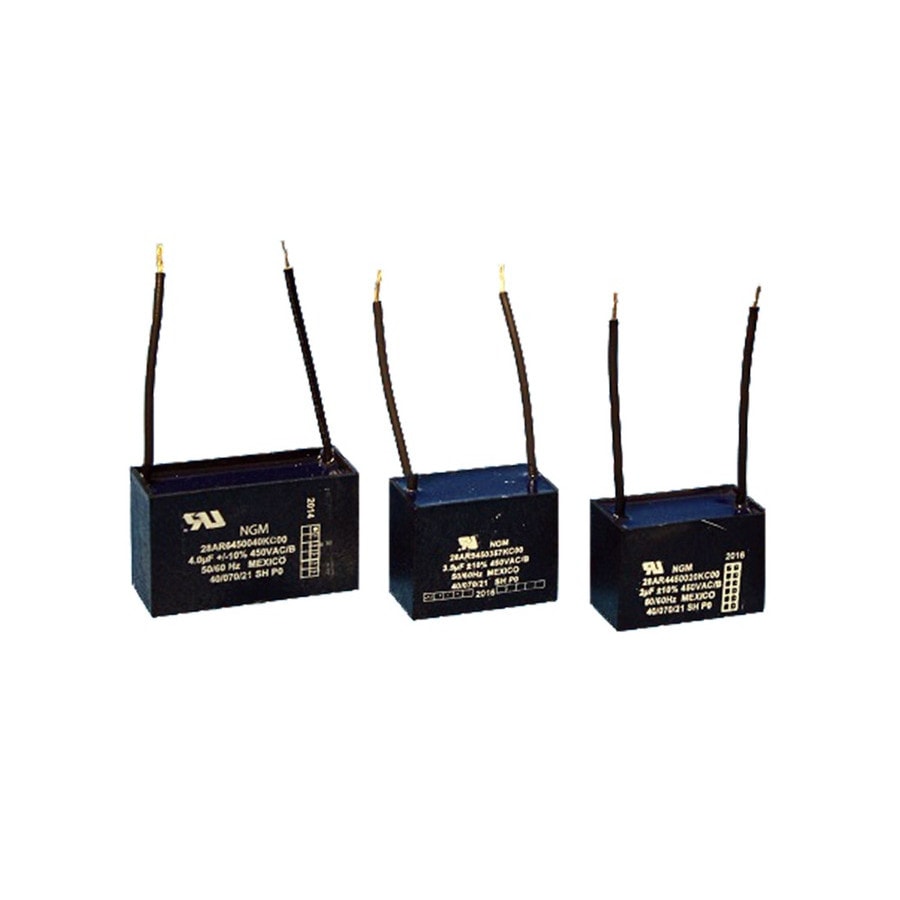 KTech Mini-Split HVAC Run Capacitor — Rectangular Motor Run Capacitor · 1M – 6MF