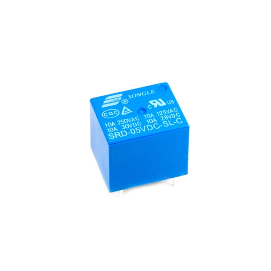 KTech 5-Pin PCB Power Relay — 5V-SL-C · 5 terminales