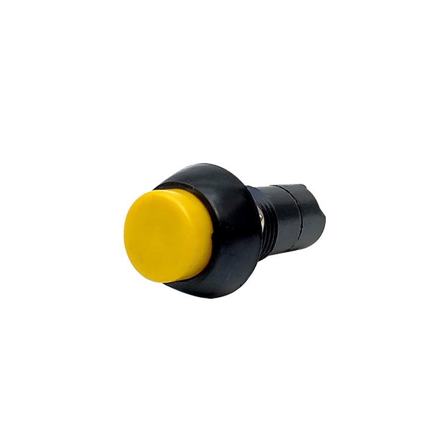KTech Panel Push-Button Switch — 3A 250V · Yellow