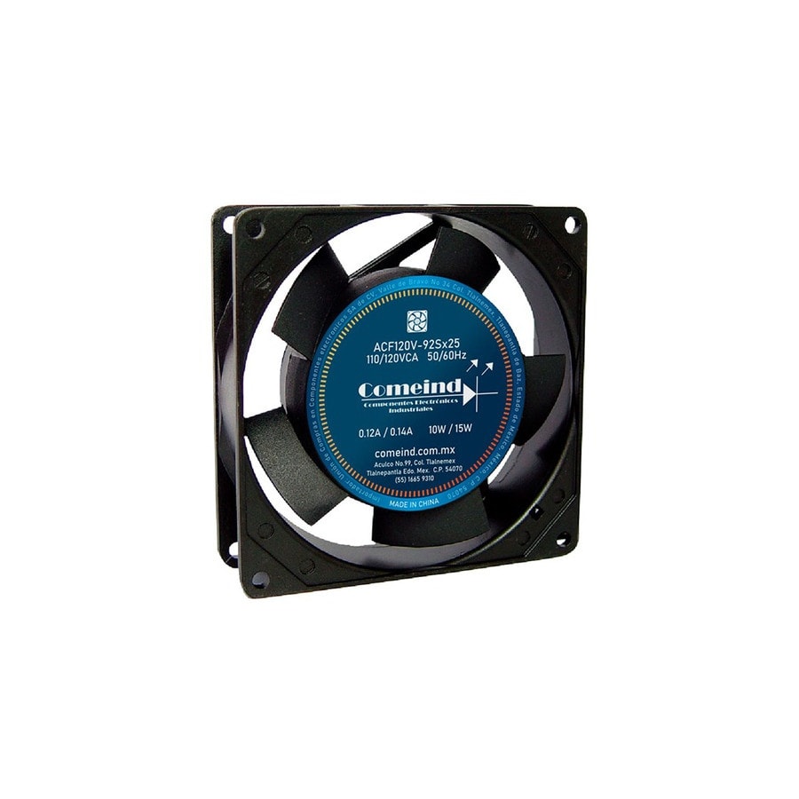 KTech ACF120V-90sx25 — 90x90x25mm · 120V