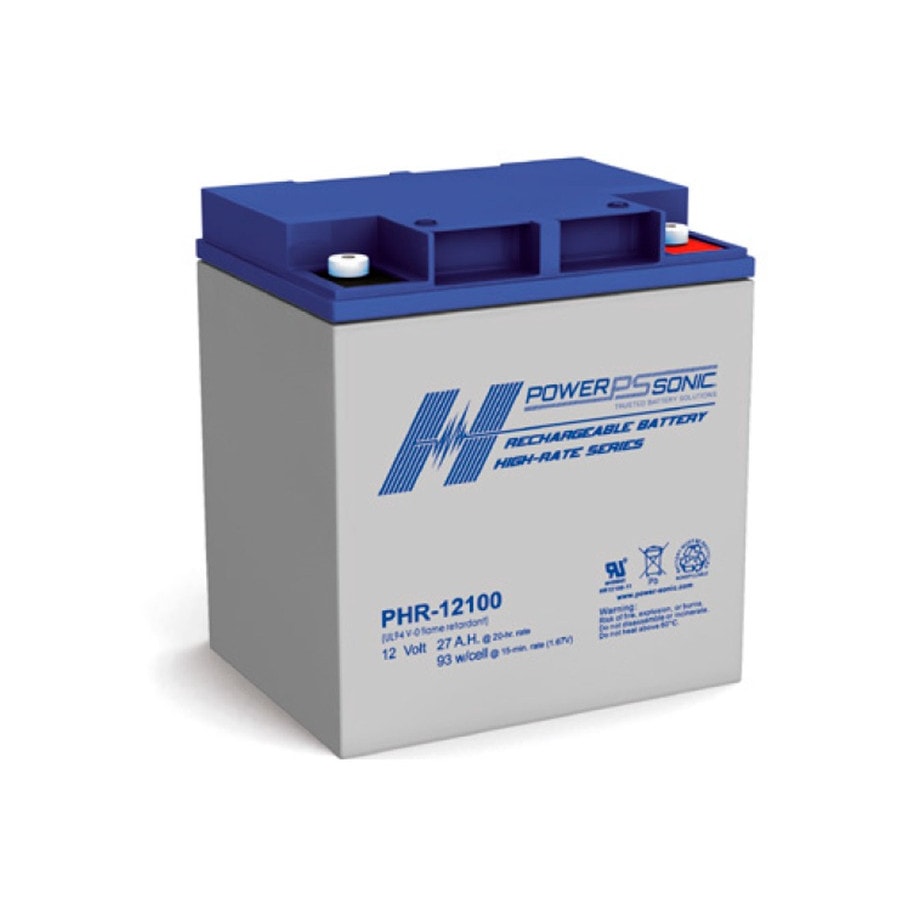 KTech PHR-12100 — Nominal Voltage: 12V · Nominal Capacity: 27.0Ah · Standard Terminal: T12