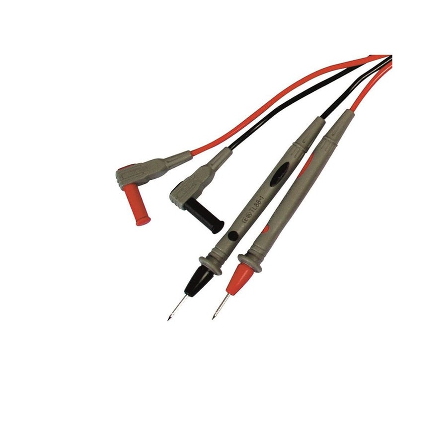 KTech 10A Digital Multimeter Test Lead Probes — 143mm Probe Tips · 4mm · 10A