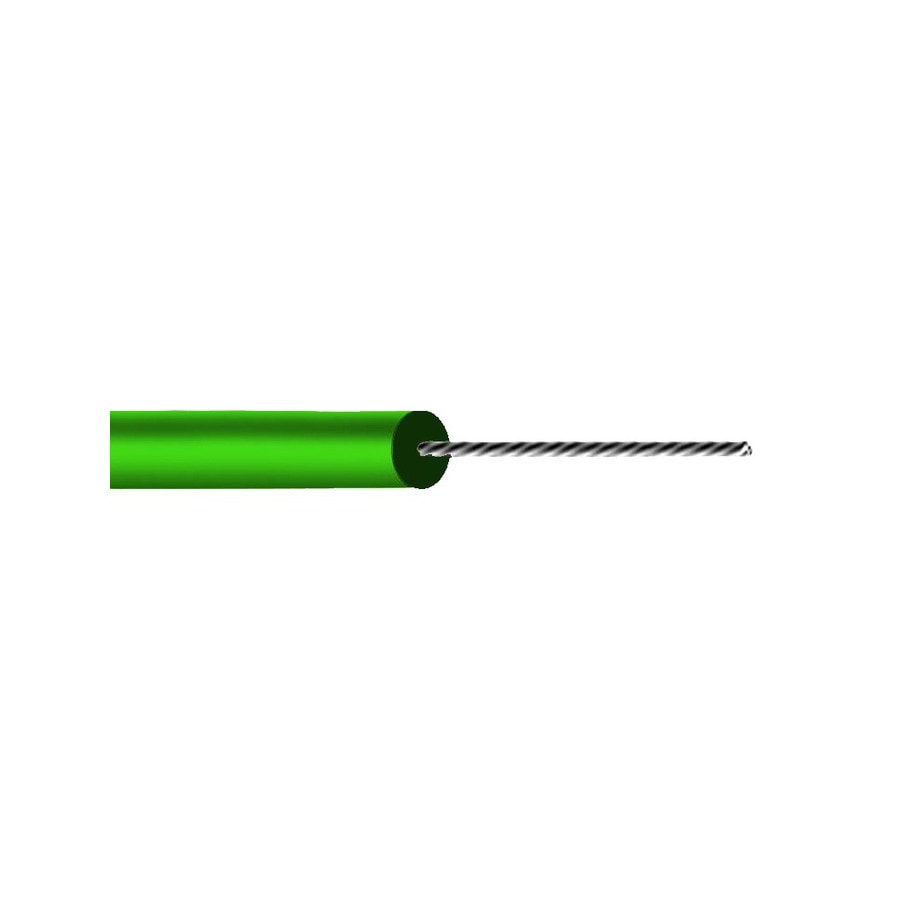KTech UL 1569 Stranded Tinned Copper Hook-Up Wire 300V, UL 1569 · 24 AWG — Mod. IX19 · Green · Reel 500m