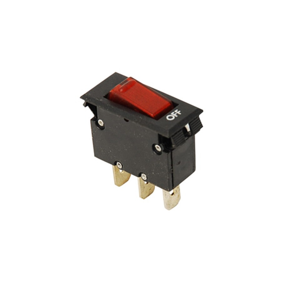 KTech SW-123 Illuminated — 3 Pins 1P-1T On · 20A / 125 V AC / 15A / 125 V AC