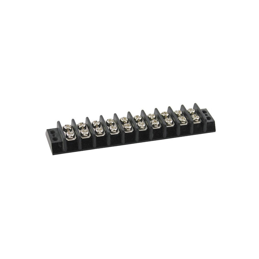 KTech Heavy-Duty Barrier Terminal Strip Series 602 (30 Amp · 10 Poles) — 602-FT · 10 Poles · 30 Amp · 12 AWG · 1600VAC · 157.2 x 167.5 mm