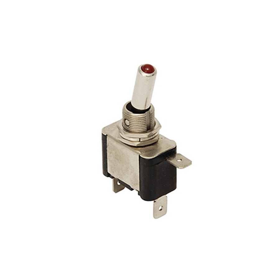 KTech SW-137RD — Red Illuminated Tip Toggle Switch · 20A / 12V