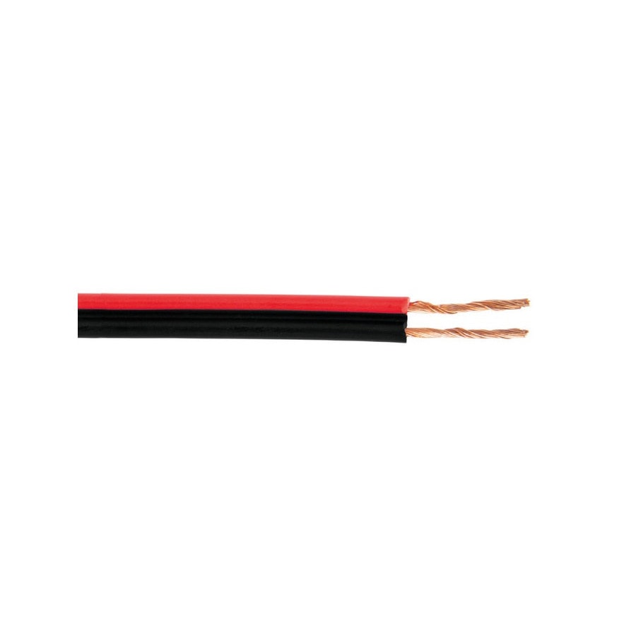 KTech Cable two-colour · 2×18 AWG — Mod. WD03 · Red / Black · Roll 100m