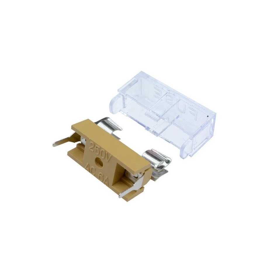 KTech Panel/Chassis Fuse Holder — 5×20mm European · with cover