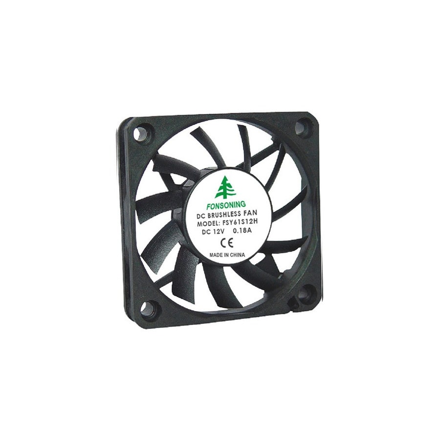 KTech FSY61S12H — 60x60x10mm · C3/CABLES · 12V