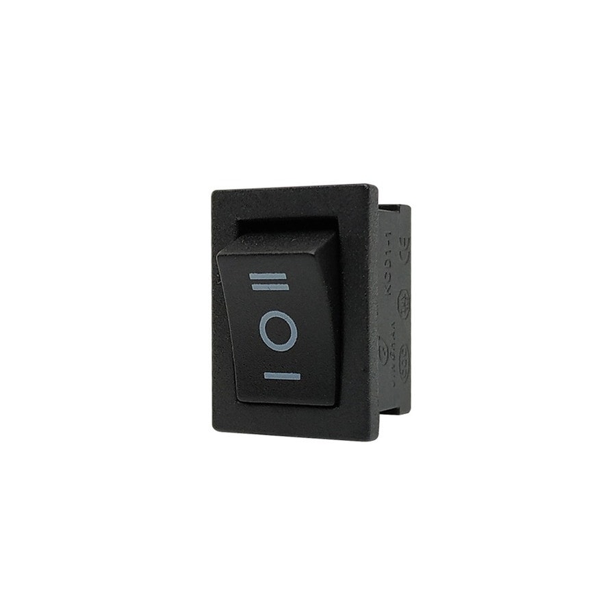 KTech Panel-Mount Rocker Switch — 3 Pins · 6A 250V / 10A 125V · DPST Double-Pole