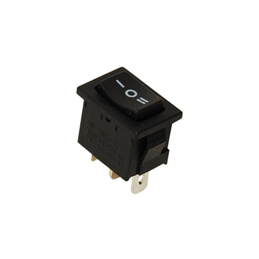 KTech SW-108 miniature — 3 Pins 1P-2T Rocker · 6A / 125 V AC / 3A / 250 V AC