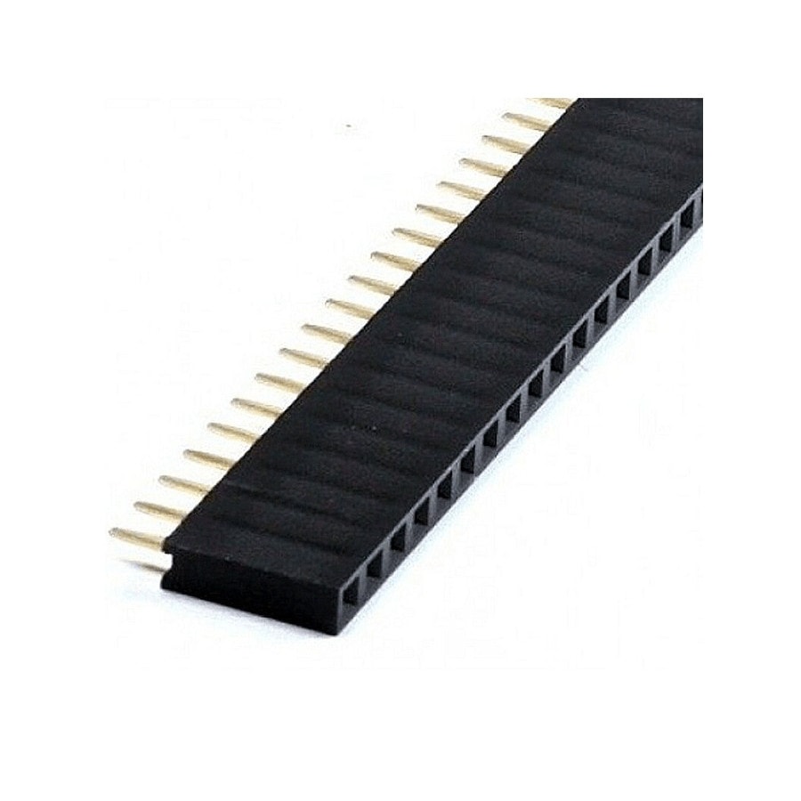 KTech 2.54mm Pitch Female PCB Header Socket — Female 1×40 Pins · 2.54mm