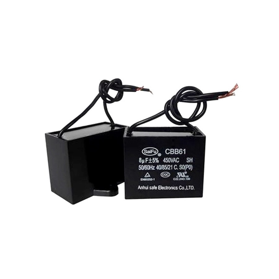 KTech Rectangular Motor Run Capacitor — 3.5MF · 250V