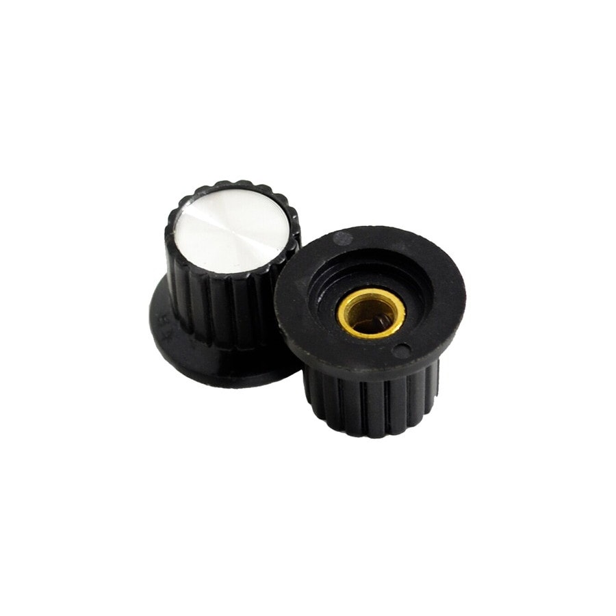 KTech Rotary Potentiometer Control Knob — 6.4mm Shaft Rotary Control Knob · 1 and 10 Turns, Ø 0 6.4mm