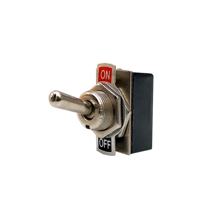 KTech Heavy-Duty Metal Toggle Switch — 1P-1T On-OFF · 2A 250V / 4A 125V