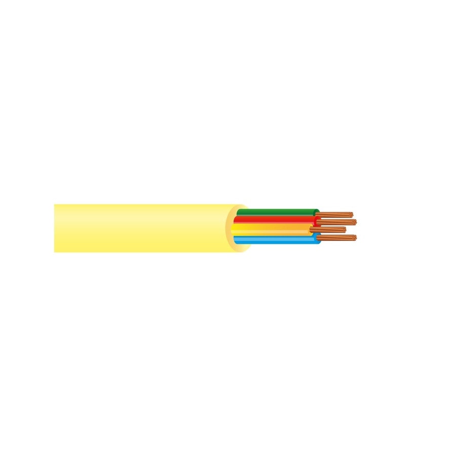 KTech Flat Modular Telephone Cable · Flat Modular 4C 26 AWG — Mod. S115 · Grey · Reel 500m