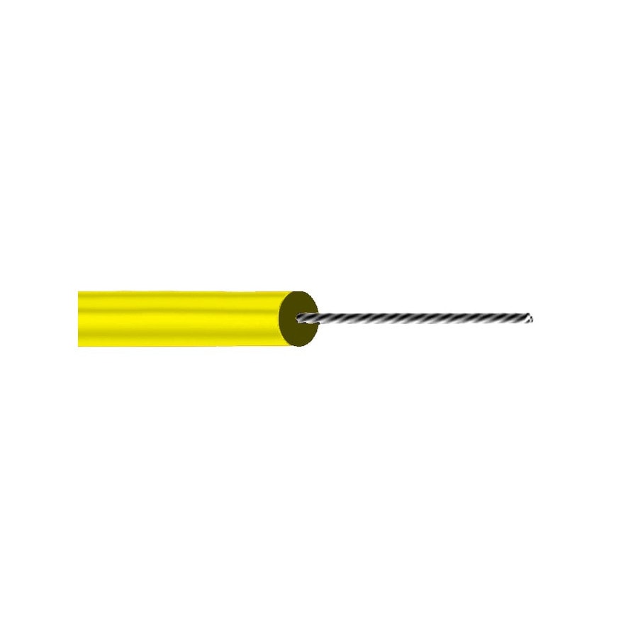 KTech UL 1569 Stranded Tinned Copper Hook-Up Wire 300V, UL 1569 · 24 AWG — Mod. IX24 · Yellow · Reel 500m