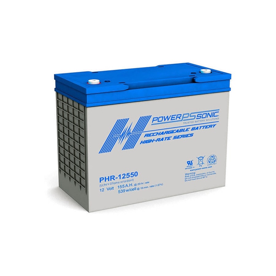 KTech PHR-12550 — Nominal Voltage: 12V · Nominal Capacity: 155.0Ah · Standard Terminal: T8