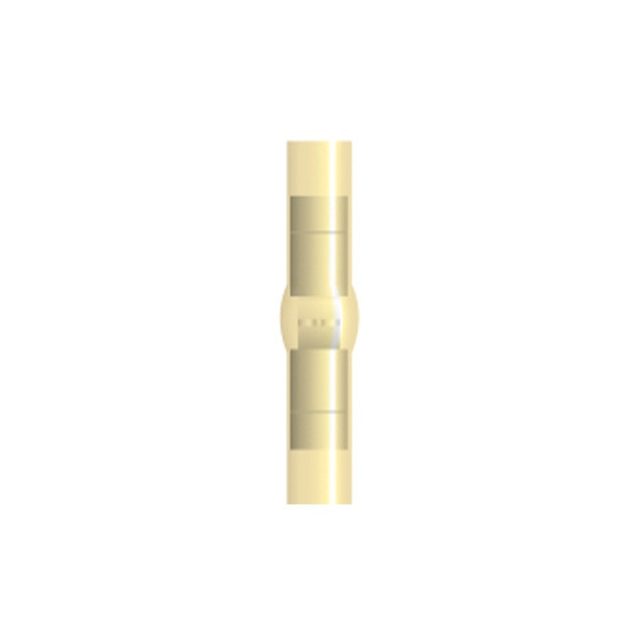 KTech Insulated Butt Splice Crimp Connector — 4 AWG · Yellow