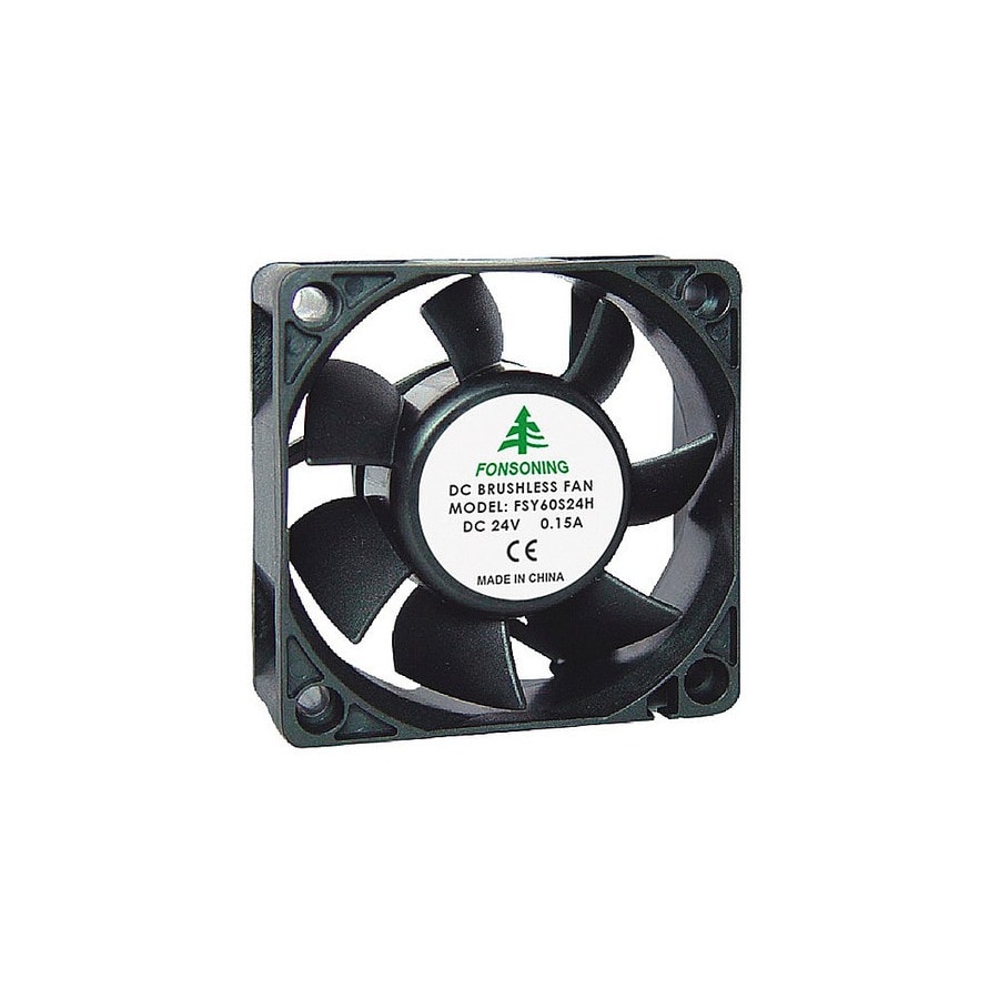 KTech FSY60S24H — 60x60x25mm · C3/CABLES · 24V