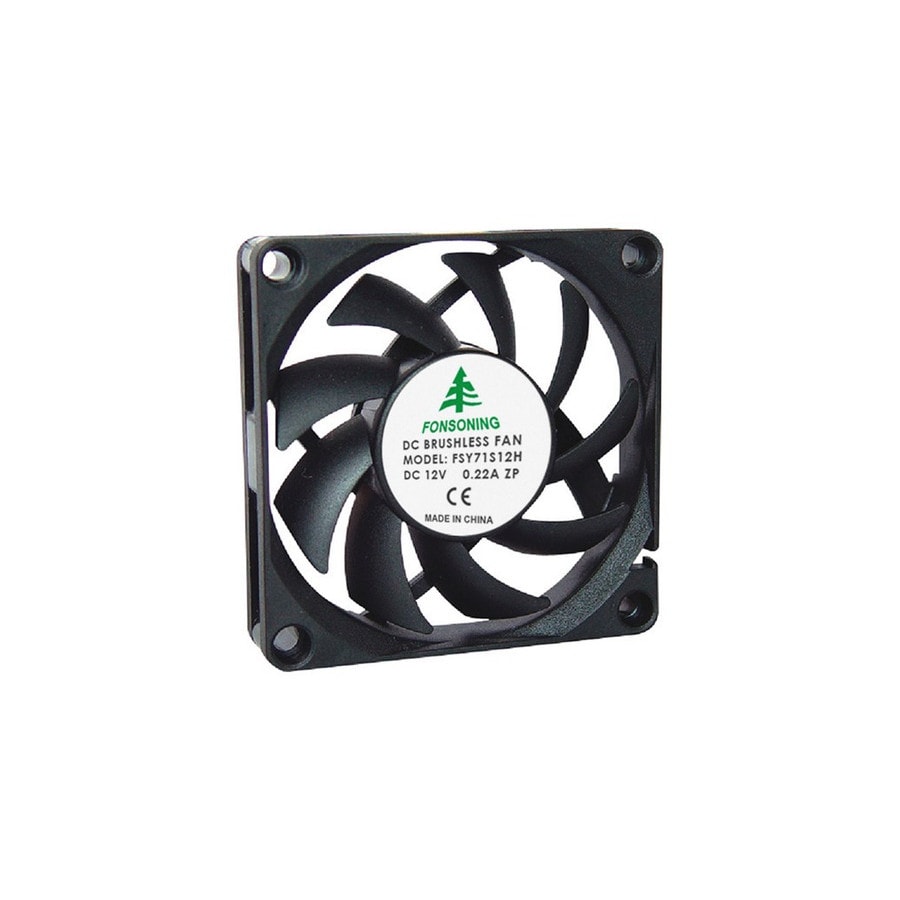 KTech FSY71S12H — 70x70x15mm · C3/CABLES · 12V