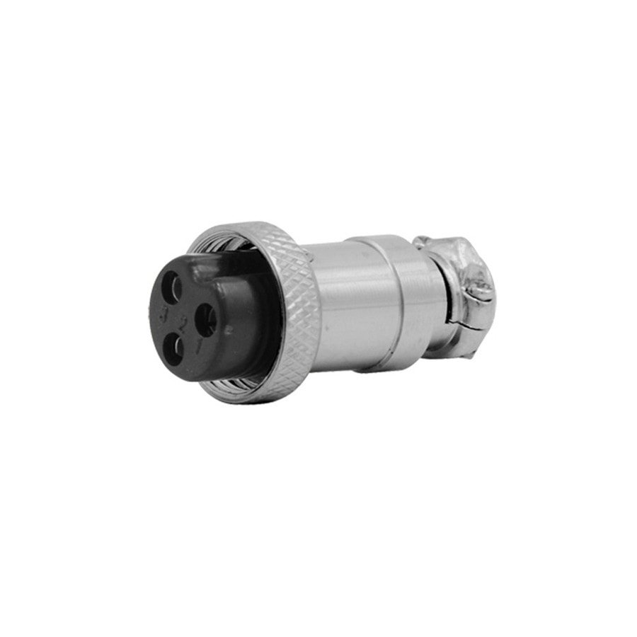 KTech Multi-Pole Polarised Wire-to-Wire Connector — 3 Ways · Female