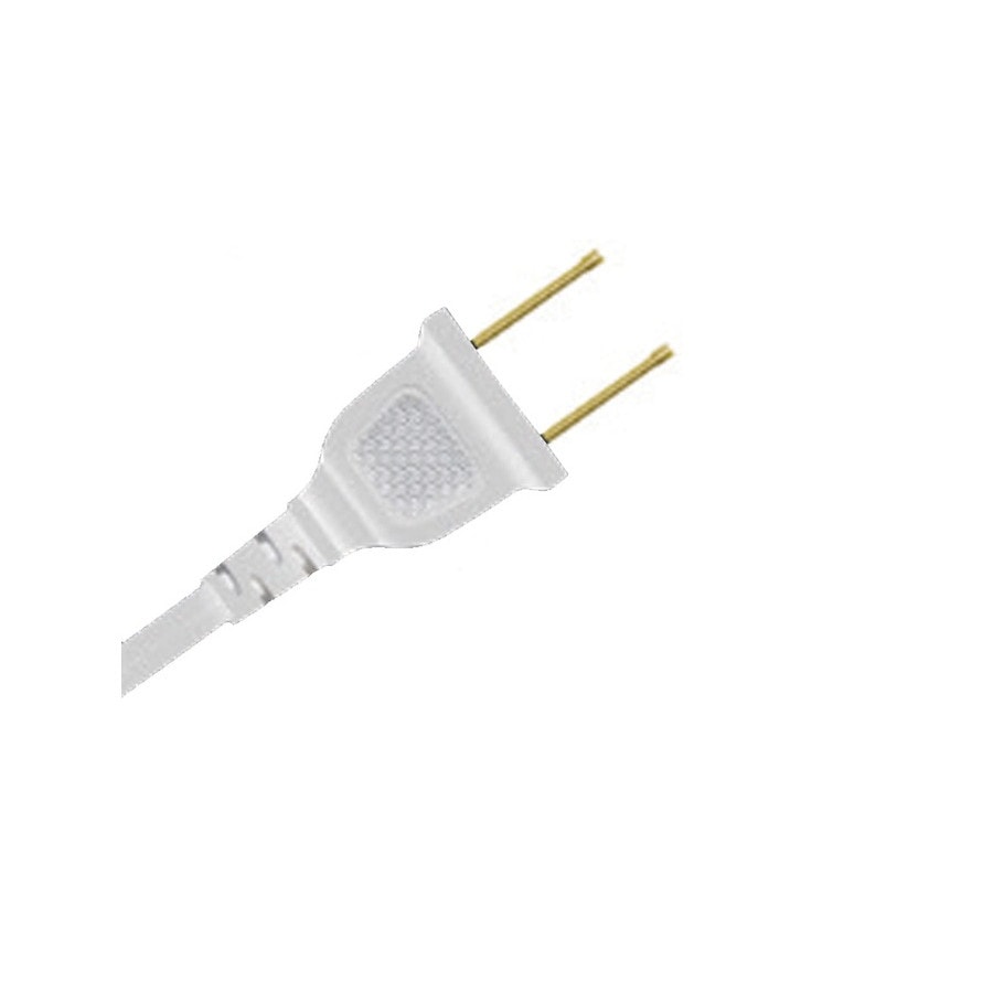 KTech Heavy-Duty Mains Power Extension Lead 1m · 2X18 — Mod. 108210 · White · Pack 50 pcs.