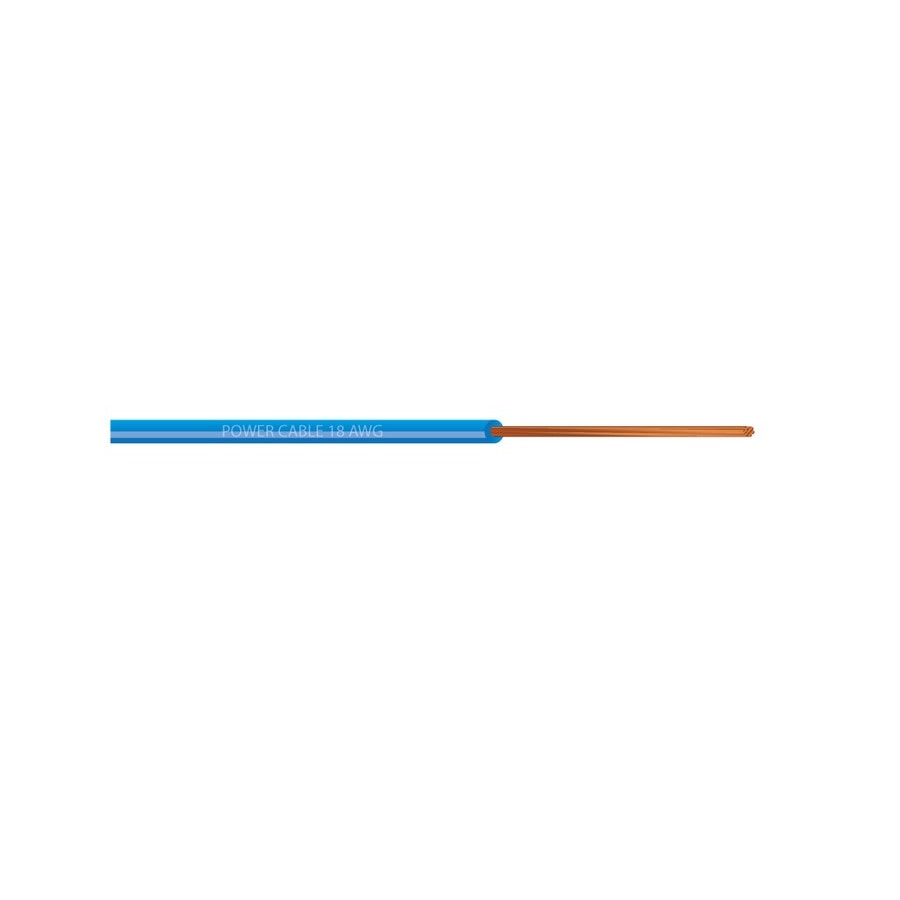 KTech Solid-Core Hook-Up Wire · 1X22 AWG 90°C. 300 V. — Mod. 105530 · Blue · Reel 500m