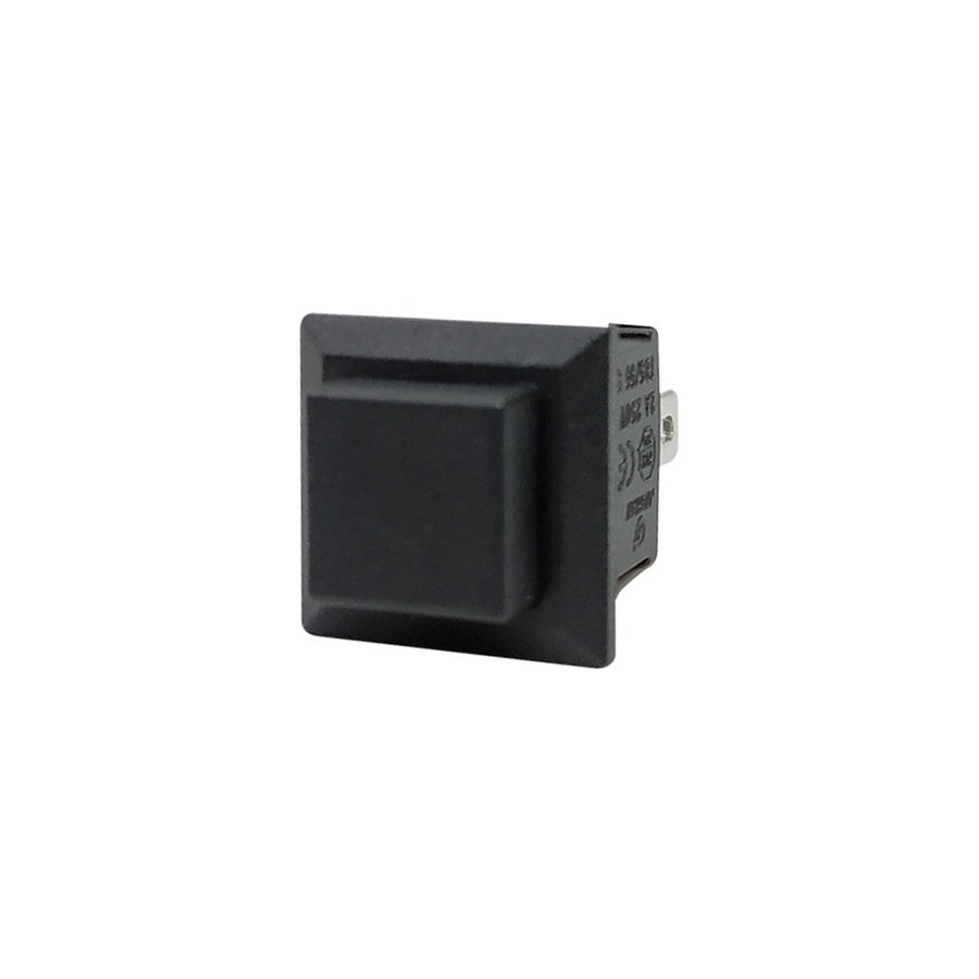 KTech Momentary Push-Button Switch — 3A 250V / 6A 125V · Black