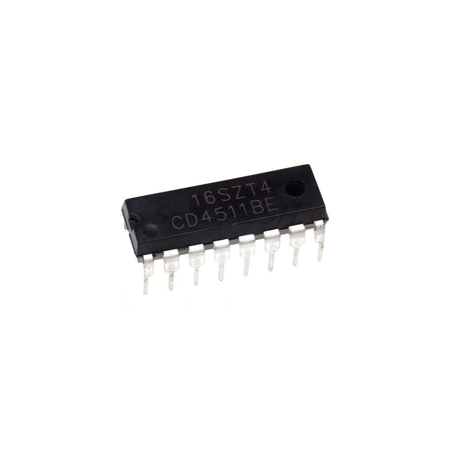 KTech CD4511BE — BCD-to-7-Segment Latch/Decoder/Driver