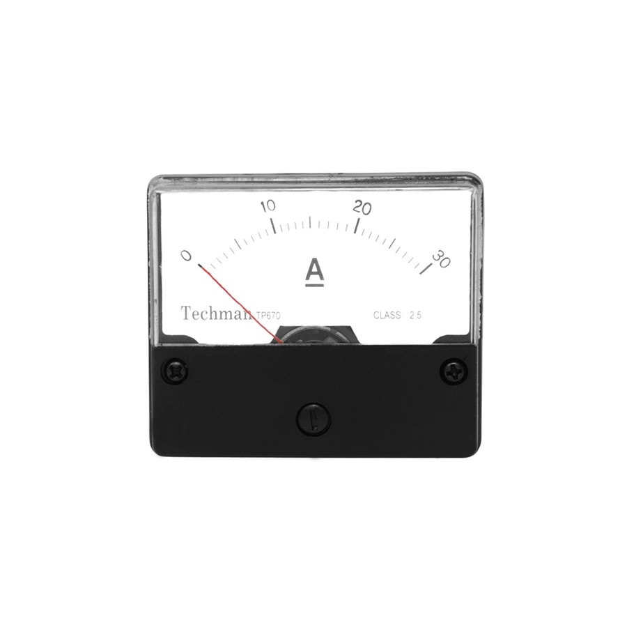 KTech TP-670D30A — Analogue Panel Ammeter · 30AMP D.C.