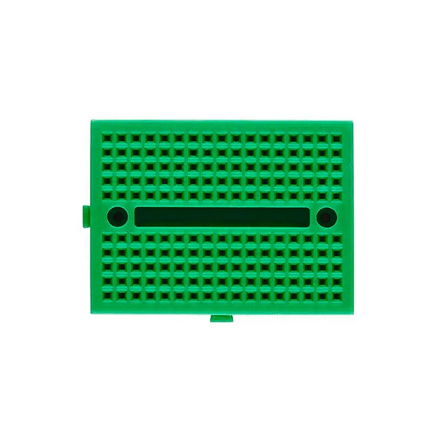KTech 170-Tie-Point Mini Solderless Breadboard — 170 Tie-Points · Green